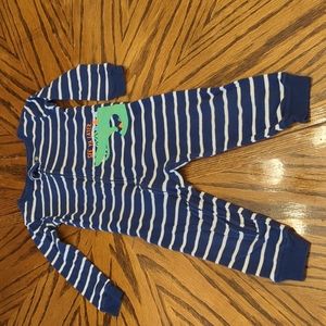 Carter's Sleep and Play zipper onesie 24 mon